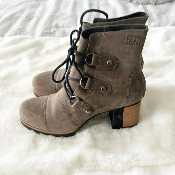 Sorel Addington brown Lace-Up Ankle Boots size 10 - Picture 6 of 12
